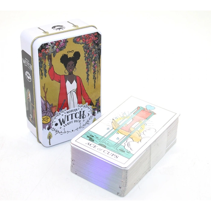 Modern Witch Metal Kutulu Tarot Kartı Alk2769