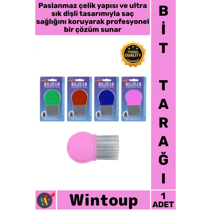 #BitTarağı Profesyonel Metal Sık Dişli Paslanmaz Çelik Hijyenik Etkili Saç Temizliği Bit Tarağı Uzun