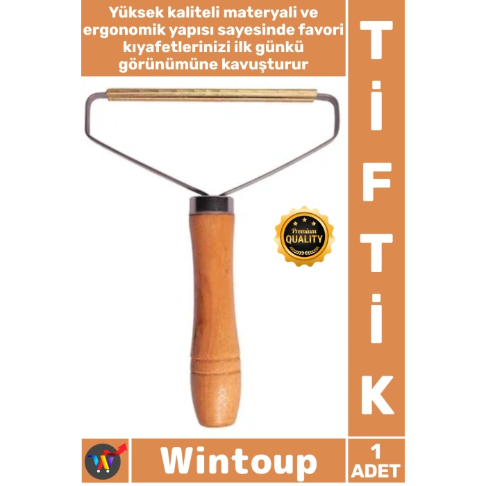 #Tiftik Tüy Toplayıcı Temizleme Aparatı Elbise Kazak Koltuk Evcil Hayvan Kıl Pratik Ahşap Tiftik