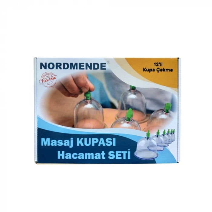 Nais 12'Li hacamat masaj kupa seti