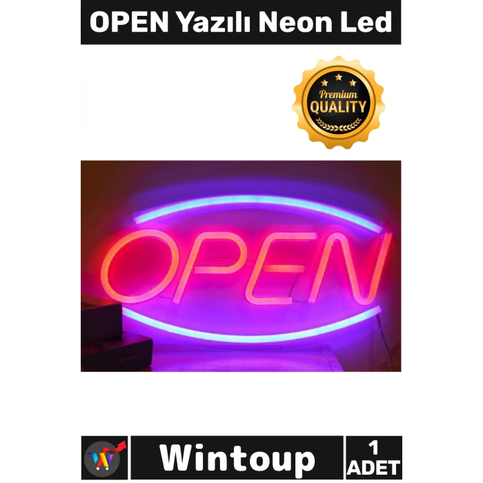OPEN Yazılı Neon Led