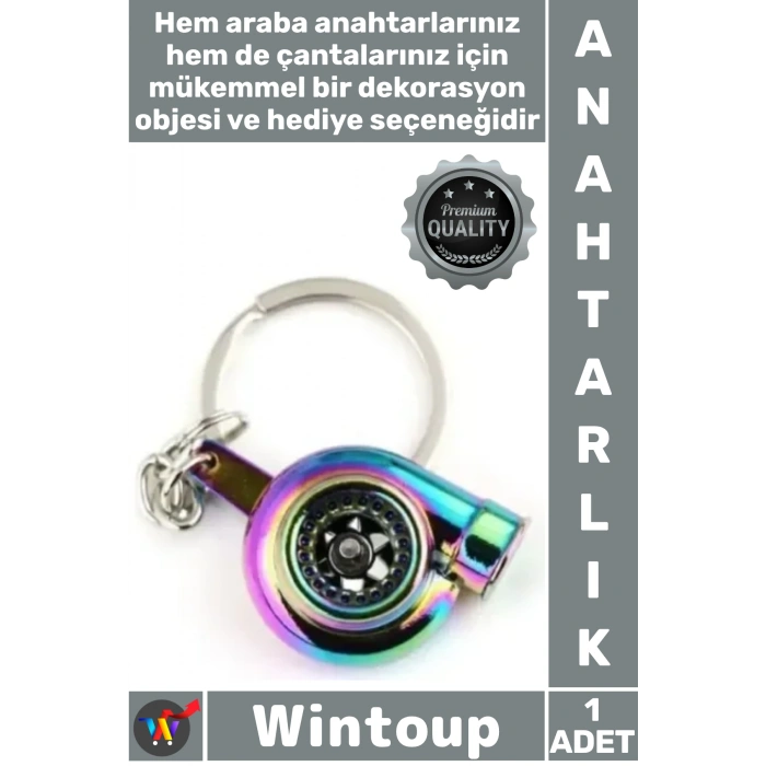 #Anahtarlık Metal Sesli Dönen Pervane Modifiye Aksesuar Araba Tutkunları Hediye Oto Turbo Anahtarlık