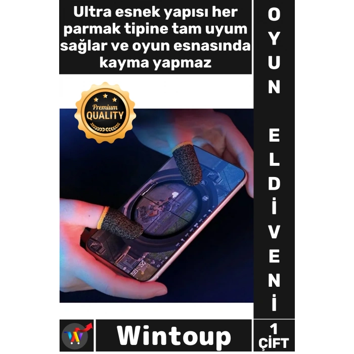 #Eldiven Mobil Oyun Pubg Cod Mobile Hassas Dokunmatik Fiber Profesyonel Kontrol Oyun Parmak Eldiveni