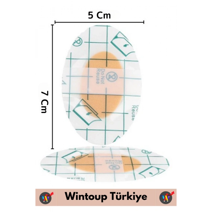 Özel Görünmez Ultra İnce Nefes Alabilir Su Geçirmez Ayakkabı Topuk Parmak Vurma Önleyici Bant 10lu