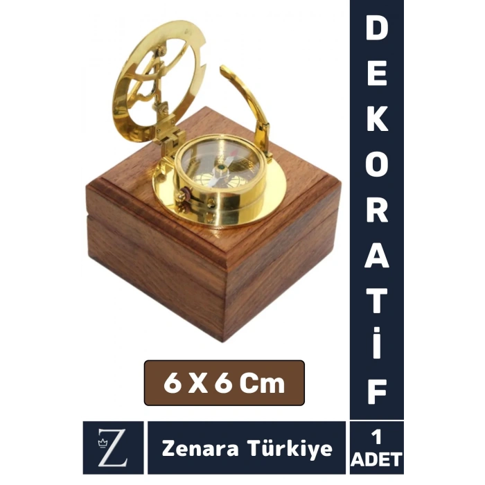 Özel Model Erkek Arkadaş Sevgili Özel Gün Koleksiyon Hediye Ev Denizci PİRİNÇ Şık Ahşap Kutu PUSULA