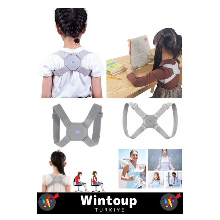 Özel Model Tüm Yaşlar İçin Şarjlı Titreşimli Sensörlü Duruş Bozukluğu Düzeltme Korsesi