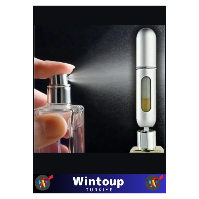 Özel Seri Doldurulabilir Taşınabilir Çanta Boy Mini Cep Parfümü Şişesi 5 Ml 5 Farklı Renk