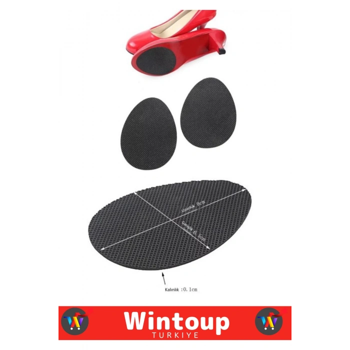 Özel Seri Güçlü Düşme Kayma Önleyici Kaymaz Topuklu Kösele Klasik Ayakkabı Tabanlık 2 Çift