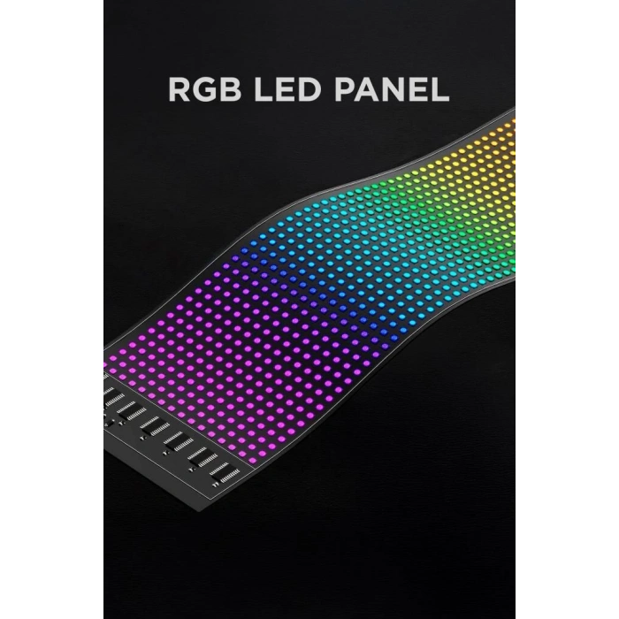 Özel Seri Model Araç Görsel Led Matrix Panel 9x37cm RP937 Siyah