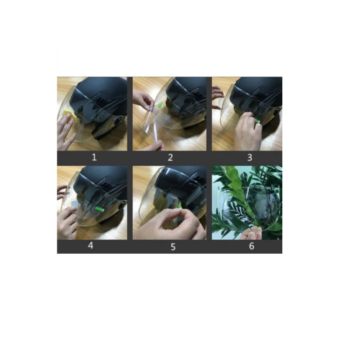 Özel Seri Tam/Yarım/Açık Motor Kaskı Yağmur Kaydırıcı