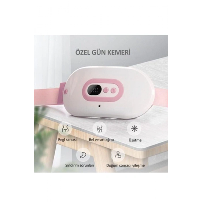 Özel Seri Taşınabilir Titreşimli Isı Veren Dijital Regl Özel Gün Kemeri
