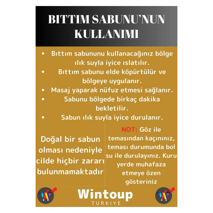 Özel Üretim %100 Doğal Saç Dökülmesine Karşı Etkili Tüm Vücut İçin Uygun Bıttım Sabunu 1 Adet