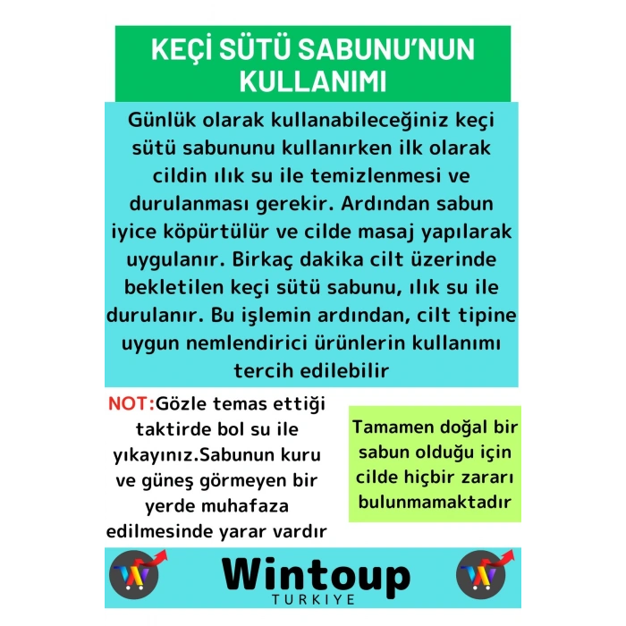 Özel Üretim %100 Saf Doğal Cilt Dostu Yüz Cilt Saç Vücut Kullanımı Bitkisel Keçi Sütü Sabunu 3 Adet