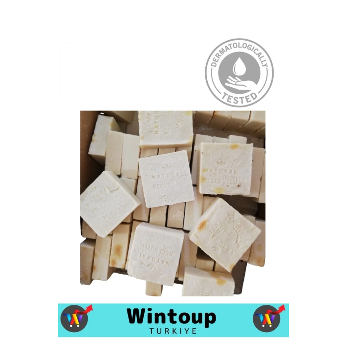Özel Üretim %100 Saf Doğal Cilt Dostu Yüz Cilt Saç Vücut Kullanımı Bitkisel Keçi Sütü Sabunu 2 Adet