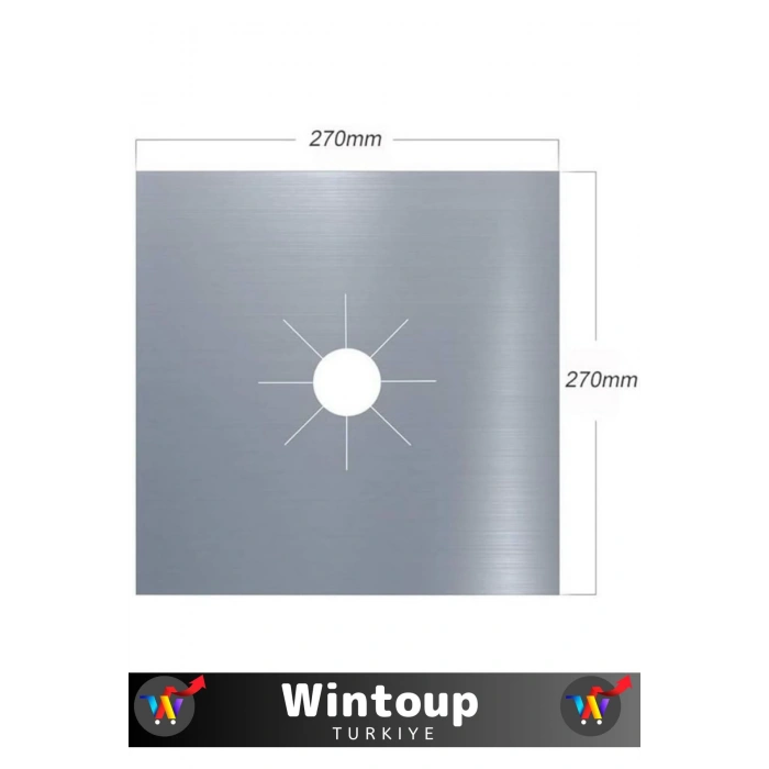 Özel Üretim 4lü Alüminyum Ocak Koruyucu Ped Yağ Kir Koruyucu İz Bırakmaz Kolay Temizlenir