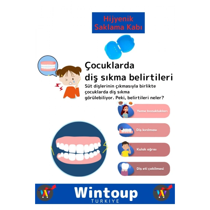 Özel Üretim Çene Sıkma Diş Gıcırdatma Bruxism Gece Plağı Koruyucu Aparatı Dişlik Uyku Aparatı 1 Adet
