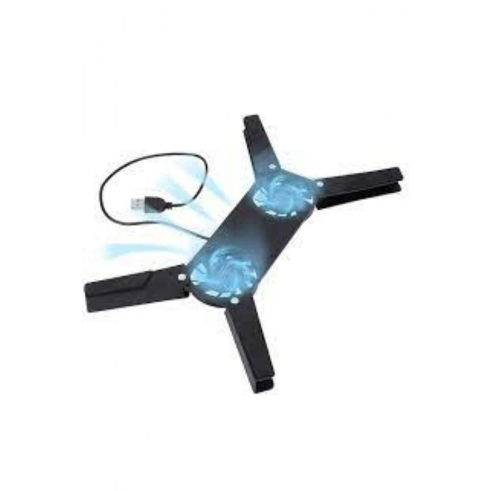 Özel Üretim Çift Fanlı Katlanabilir Laptop Soğutucu Tüm Modellerle Uyumlu