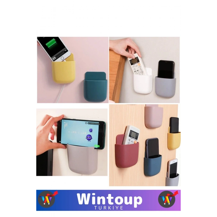 Özel Üretim Duvara Monte Edilebilen Yapışkanlı Güçlü Tasarım Telefon Şarj İstasyonu 2 Adet
