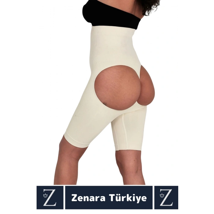 Özel Üretim Gündelik İç Göstermez Kaymaz Vücut Şekillendiren Sıkılaştıran Toparlayan Popo Açık Korse
