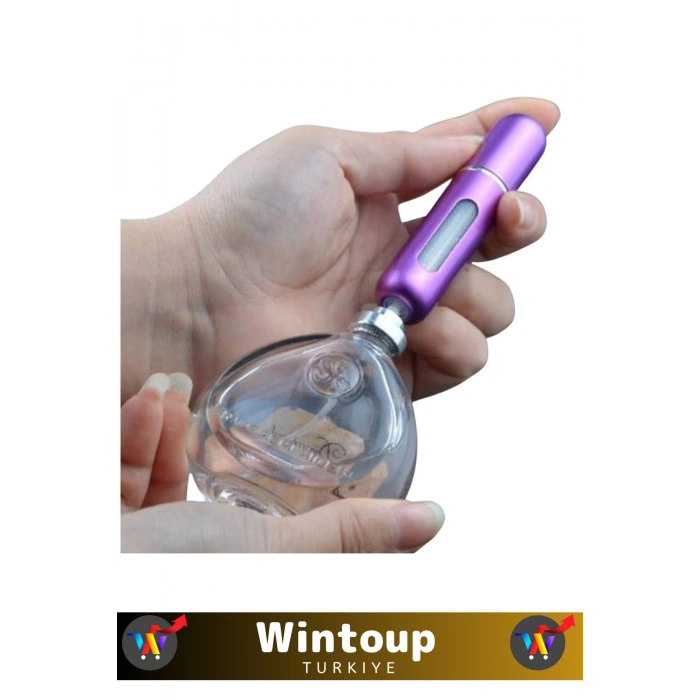 Özel Üretim Gündelik&Seyahat Tipi Taşınabilir Mini Cep Parfüm Şişesi Çanta İçi Tasarım 3 Adet 5 Ml