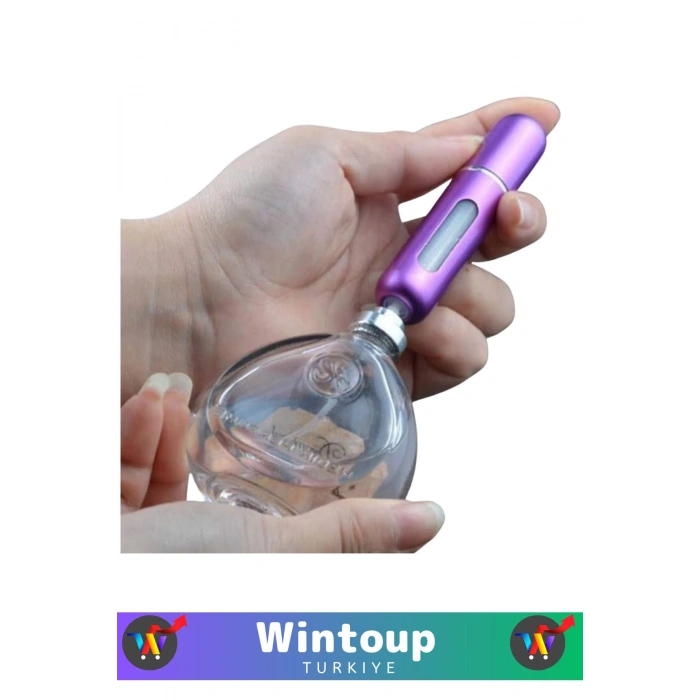 Özel Üretim Gündelik&Seyahat Tipi Taşınabilir Mini Cep Parfüm Şişesi Çanta İçi Tasarım 1 Adet 5 Ml