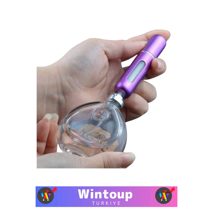 Özel Üretim Gündelik&Seyahat Tipi Taşınabilir Mini Cep Parfüm Şişesi Çanta İçi Tasarım 2 Adet 5 Ml
