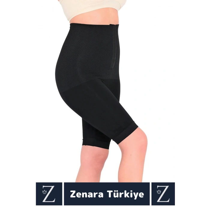 Özel Üretim Günlük İç Göstermez Vücut Şekillendiren Toparlayan Beden Küçülten Ağraflı Paçalı Korse