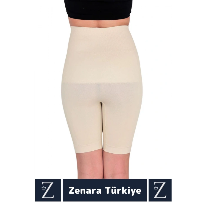 Özel Üretim Günlük İç Göstermez Vücut Şekillendiren Toparlayan Beden Küçülten Ağraflı Paçalı Korse