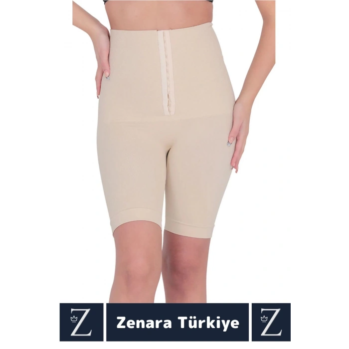 Özel Üretim Günlük İç Göstermez Vücut Şekillendiren Toparlayan Beden Küçülten Ağraflı Paçalı Korse