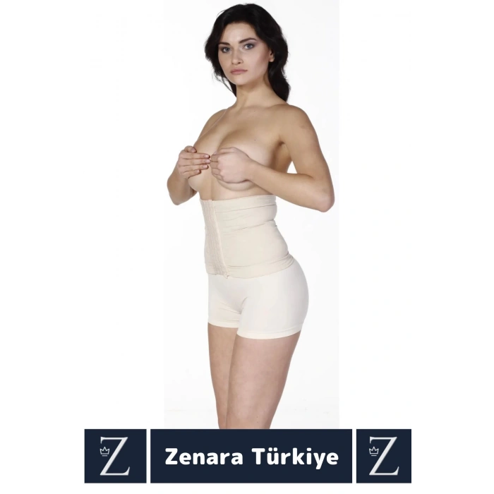 Özel Üretim İz İç Göstermez Vücut Şekillendiren Toparlayan Beden Küçülten Ağraflı Bel Korsesi