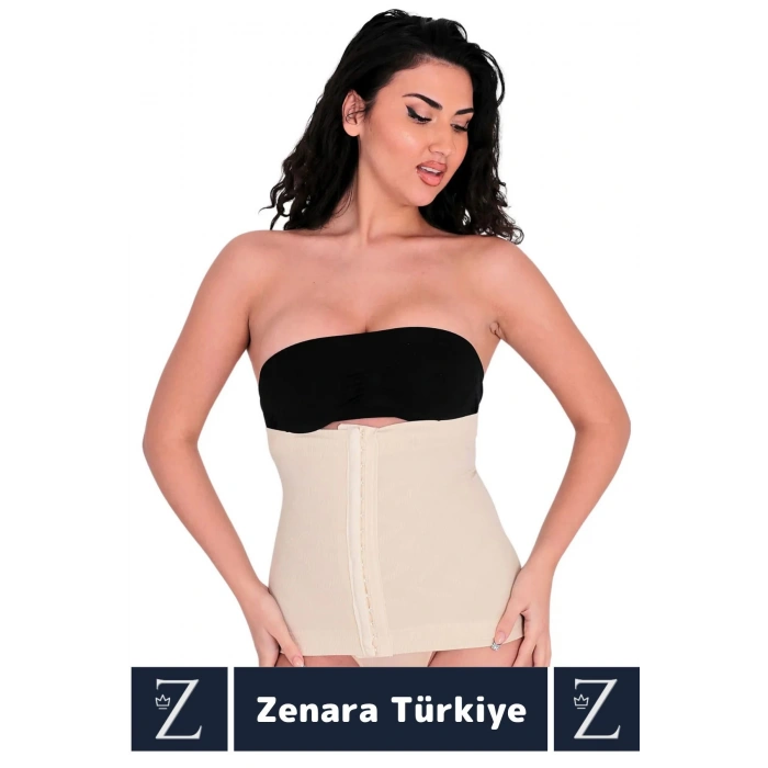 Özel Üretim İz İç Göstermez Vücut Şekillendiren Toparlayan Beden Küçülten Ağraflı Bel Korsesi