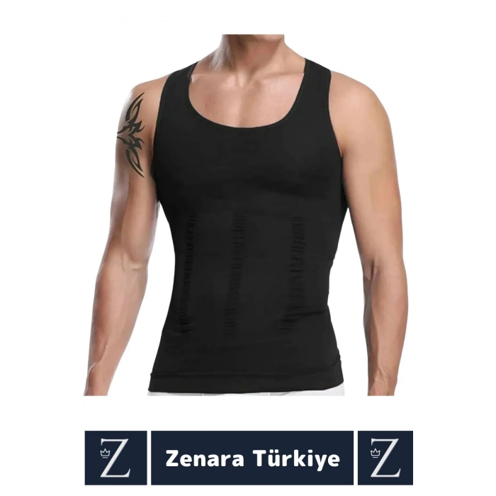 Özel Üretim Jinekomasti Dik Duruş Göbek Göğüs Toparlayan Sıkılaştıran Ultra Esnek Erkek Atlet Korse