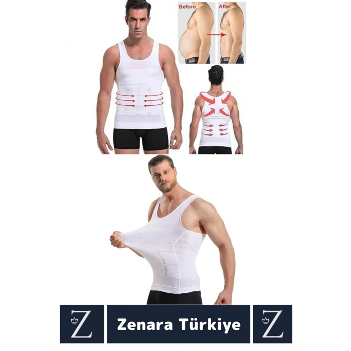 Özel Üretim Jinekomasti Dik Duruş Göbek Göğüs Toparlayan Sıkılaştıran Ultra Esnek Erkek Atlet Korse