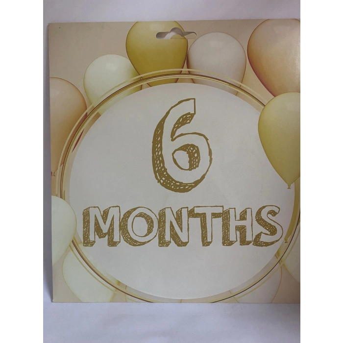 Özel Üretim Özel Gün Arkaplan Görsel 6 MONTHS BANNER