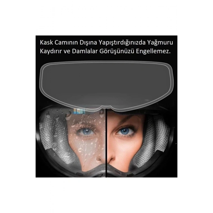 Özel Üretim Tüm Motosiklet Kasları İçin Yağmur Kaydırıcı Buğu Önleyici