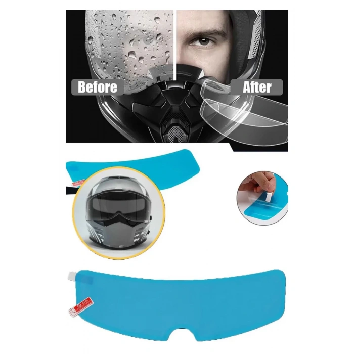 Özel Üretim Tüm Motosiklet Kasları İçin Yağmur Kaydırıcı Buğu Önleyici