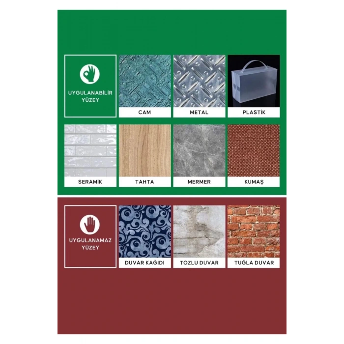 Özel Üretim Ultra Güçlü Çok Amaçlı Tamir Cam Dış Mekan Montaj 1,5mt Çift Taraflı Şeffaf Bant 10 Adet