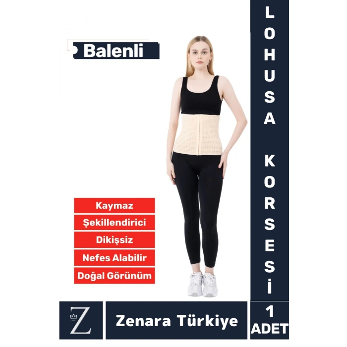 Özel Üretim Vücut Şekillendiren Beden Küçülten Toparlayan Doğum Sonrası Balenli Lohusa Korsesi