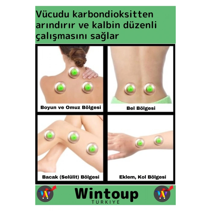 Özel Üretim Yüksek Kaliteli Selülit Çatlak Giderici Vakumlu 12li Hacamat Kupası Seti