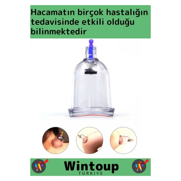 Özel Üretim Yüksek Kaliteli Selülit Çatlak Giderici Vakumlu 12li Hacamat Kupası Seti