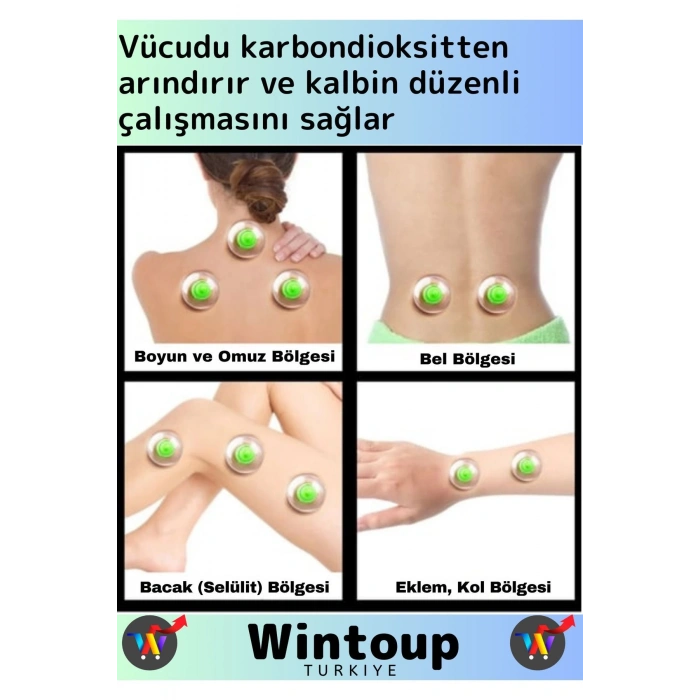 Özel Üretim Yüksek Kaliteli Selülit Çatlak Giderici Vakumlu 5 Numara Hacamat Kupası 100 Adet