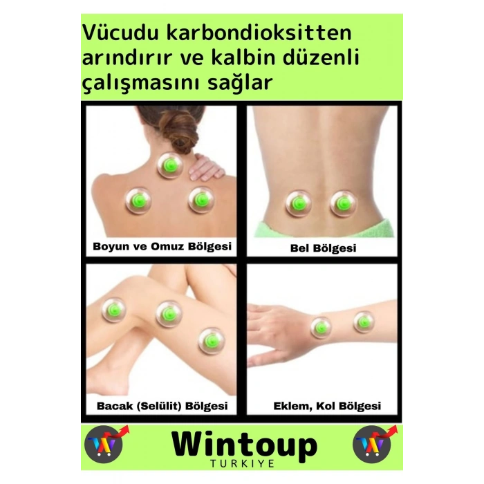Özel Üretim Yüksek Kaliteli Selülit Çatlak Giderici Vakumlu 6 Numara Hacamat Kupası 100 Adet
