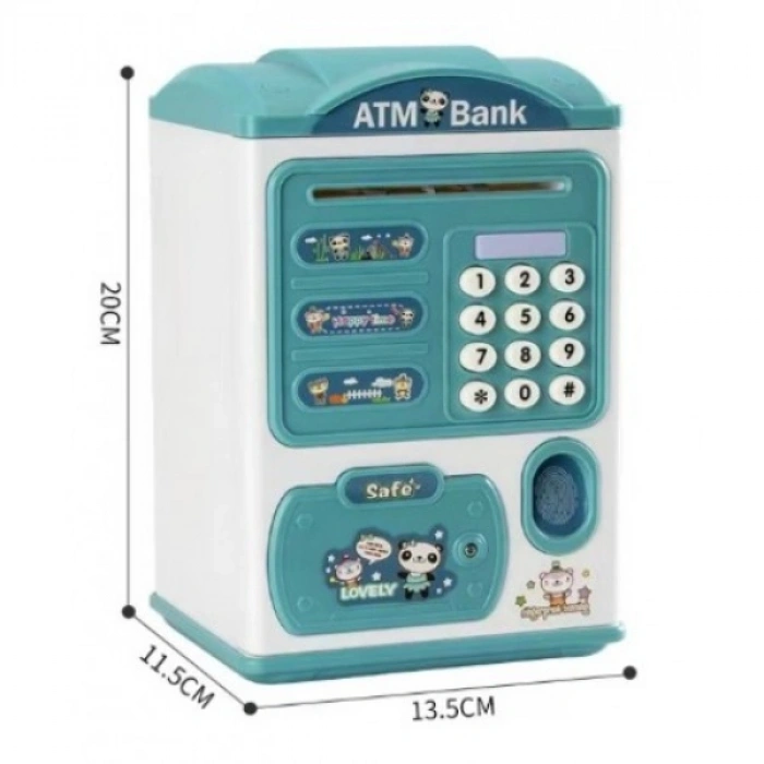 Parmak İzi ve Şifreli Elektronik ATM Kumbara