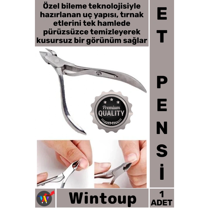 #TırnakPensi Profesyonel Keskin Uçlu Sağlam Uzun Ömürlü Paslanmaz Çelik Manikür Şık Tırnak Et Pensi