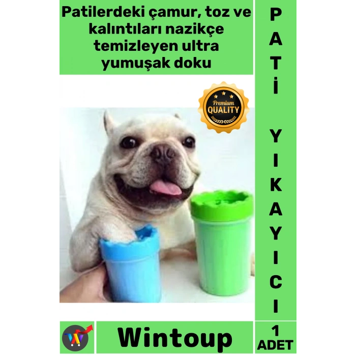 #PatiYıkama Kedi Köpek Silikon Yumuşak Fırçalı Temizleme Kupası Pratik Pati Yıkama Aleti Soft Gentle