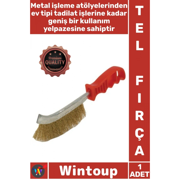 Plastik Saplı Tel Fırça