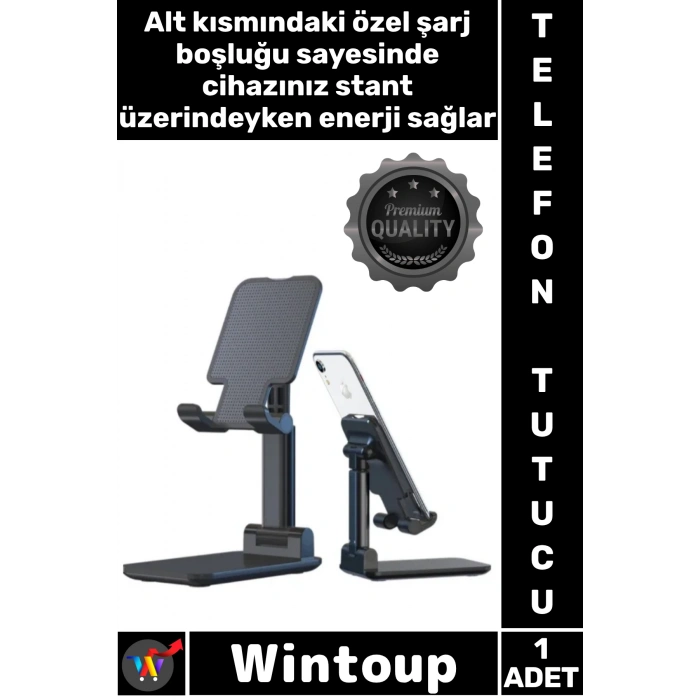 #TelefonTutucu Ayarlanabilir Katlanabilir Yükseklik Açılı Ofis Stand Masaüstü Telefon Tablet Tutucu