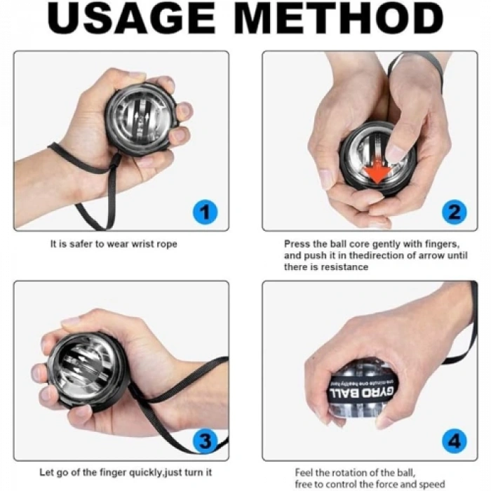 Power Wrist Ball Gyro Ball