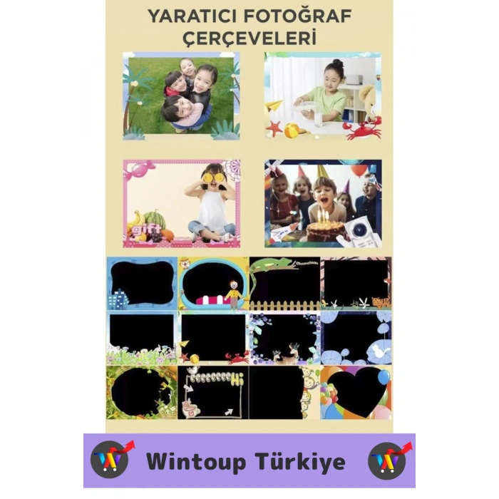 Premium 1080p HD Video Kayıt Ön Arka Çekim Filtre 5 Oyun Mini Çocuk Kamera Dijital Fotoğraf Makinesi