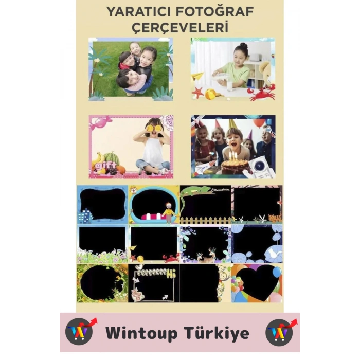 Premium 1080p HD Video Kayıt Ön Arka Çekim Filtre 5 Oyun Mini Çocuk Kamera Dijital Fotoğraf Makinesi